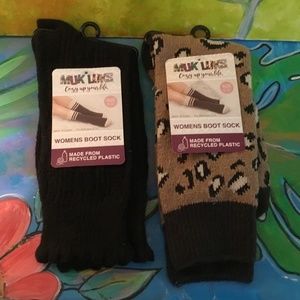 NEW MUK LUKS BOOT SOCKS SIZE 6-11.